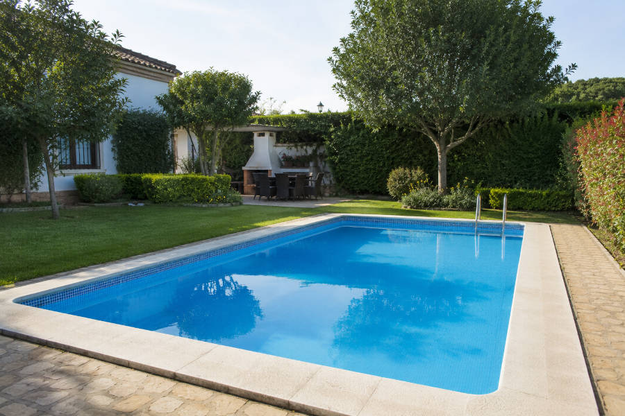 Piscina numa casa em Portimão